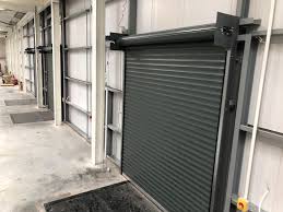 door in roller shutter